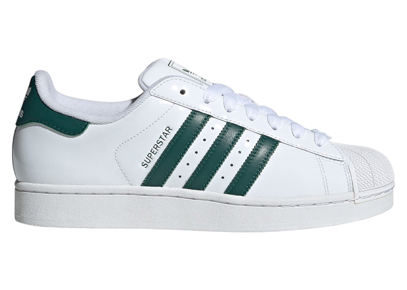 adidas Superstar II Cloud White Collegiate Green