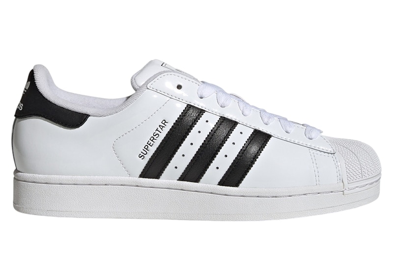 adidas Superstar 2 'White Black Patent' | Men's Size 9.5 - JR7312