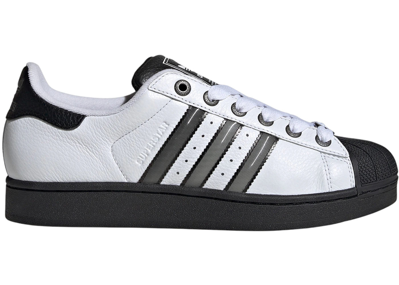 adidas Superstar II Cloud White Matte Silver Core Black Men's - JQ3208 - US adidas Superstar II Cloud White Matte Silver Core Black Men's - JQ3208 - US