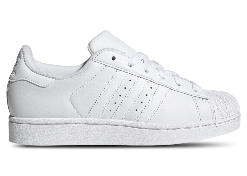 Pre-owned Adidas Originals Superstar Ii (women's) Sneakers In Cloud White/core Black