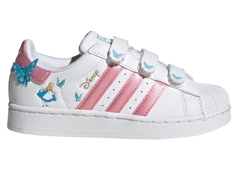 adidas Superstar II Comfort Closure Disney White Light Pink Aquamarine (PS)
