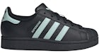 adidas Superstar II Core Black Ash Green (GS)