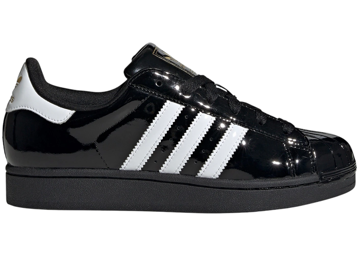 adidas Superstar II Core Black Cloud White Gold Metallic (Women's) - JS4009 - US adidas Superstar II Core Black Cloud White Gold Metallic (Women's) - JS4009 - US