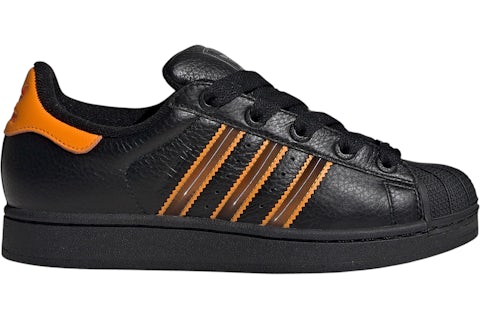Adidas Superstar Black White Blue And Orange Adidas Superstar II