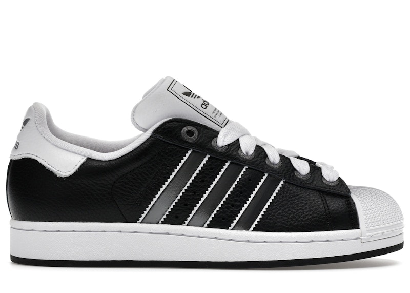 adidas Superstar II Core Black Matte Silver Cloud White Men's
