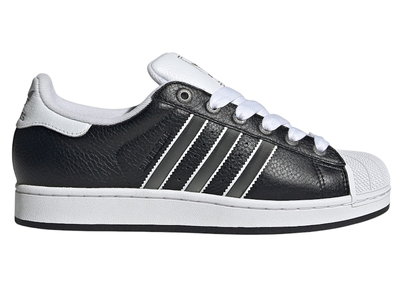 adidas Superstar II Core Black Matte Silver Cloud White