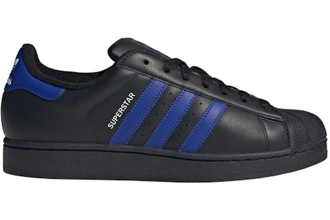 adidas Superstar II Core Black Semi Lucid Blue Cloud White Men's - JR1632 - US adidas Superstar II Core Black Semi Lucid Blue Cloud White Men's - JR1632 - US
