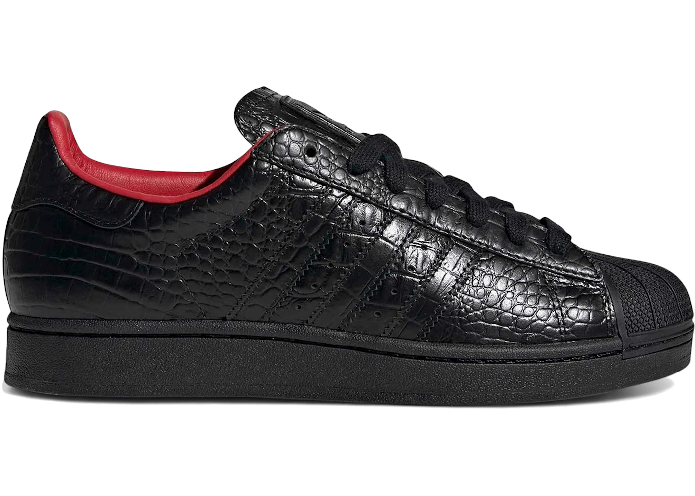 adidas Superstar II Croc Black Men's - IH9310 - US adidas Superstar II Croc Black Men's - IH9310 - US