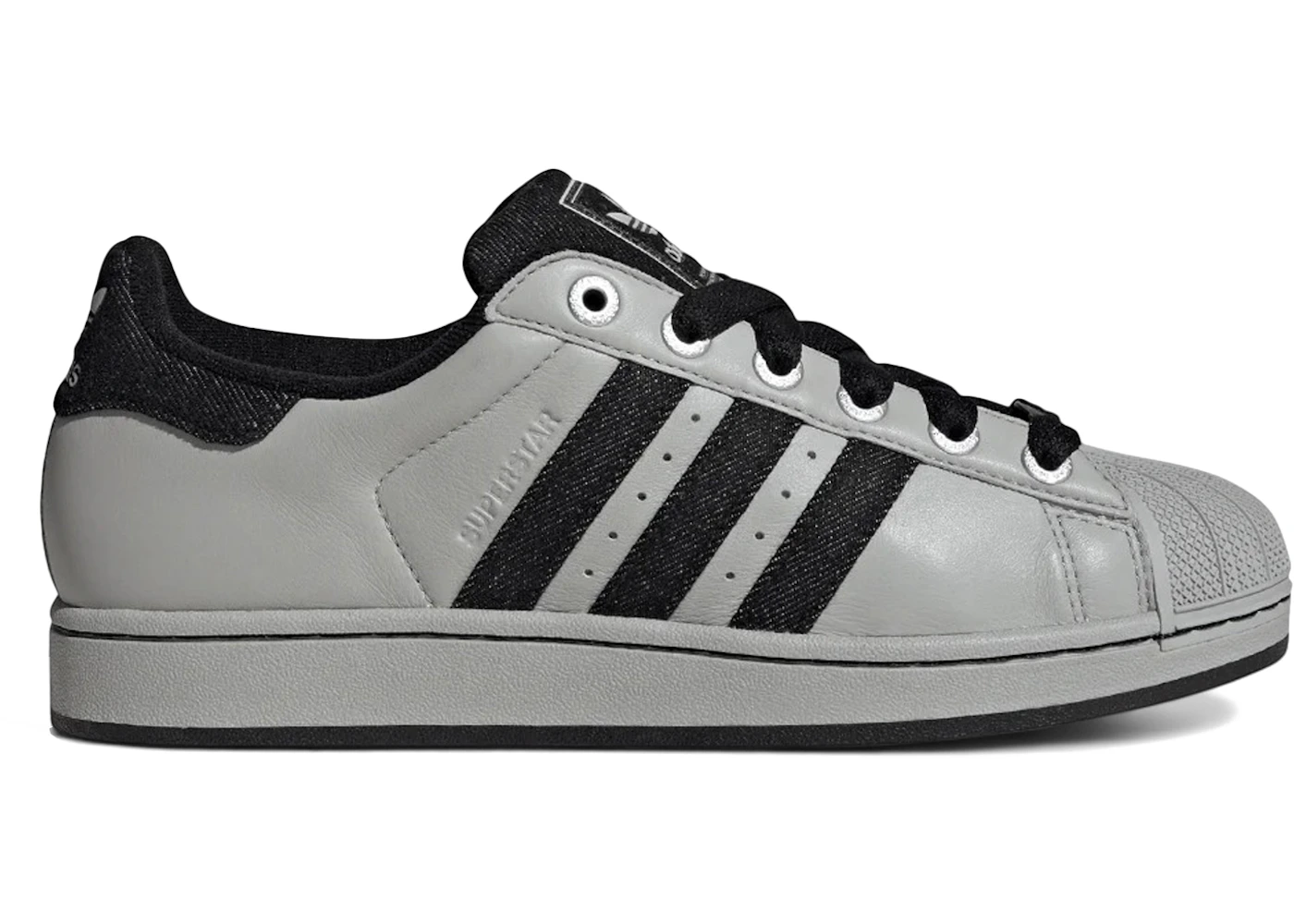 adidas Superstar II Grey Black Denim Men's - JP8760 - US adidas Superstar II Grey Black Denim Men's - JP8760 - US