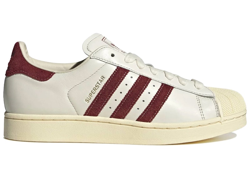 adidas Superstar II Off White Rust Red