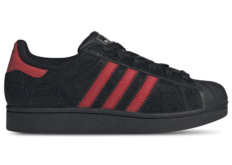 adidas Superstar II Rhinestone Better Scarlet Zilver