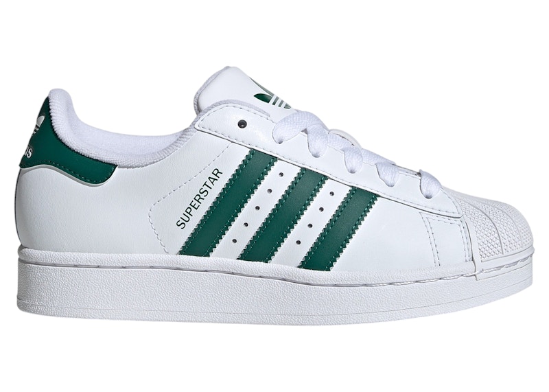 adidas Superstar II White Collegiate Green (GS)