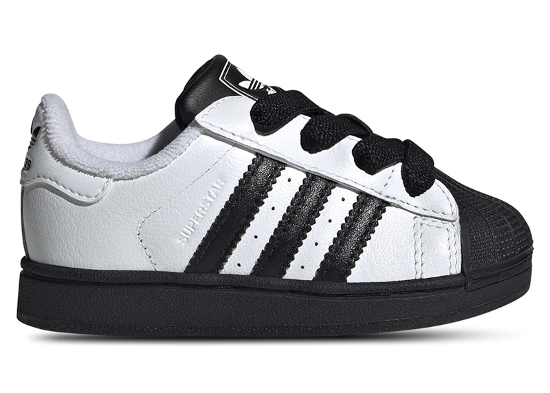 Pre-owned Adidas Originals Superstar Ii White Sneakers In Cloud White/core Black In Multi