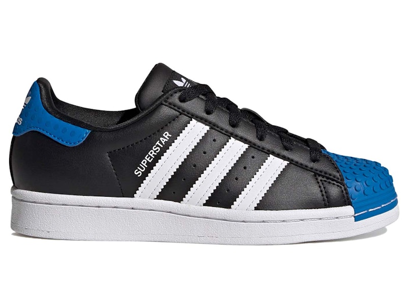 adidas Superstar LEGO Black Blue White GS GY3324 US