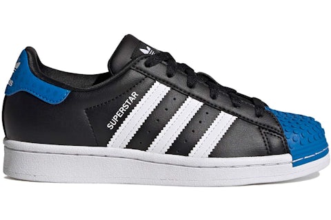 adidas Superstar LEGO Black Blue White (GS) - GY3324 - US adidas Superstar LEGO Black Blue White (GS) - GY3324 - US