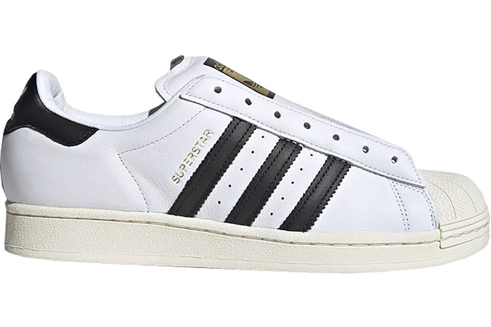 adidas Superstar Laceless White Black
