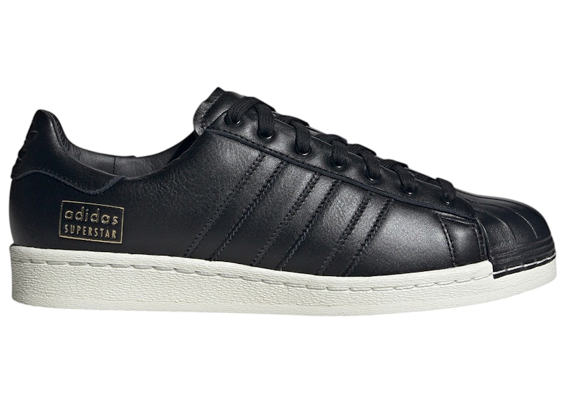 Men's Adidas Superstar Lux Black Sneakers in Core Black/Off White