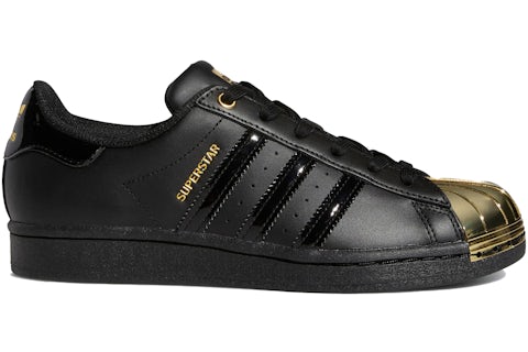 adidas Superstar Metal Toe Black Gold Metallic (Women's) FV3305 US