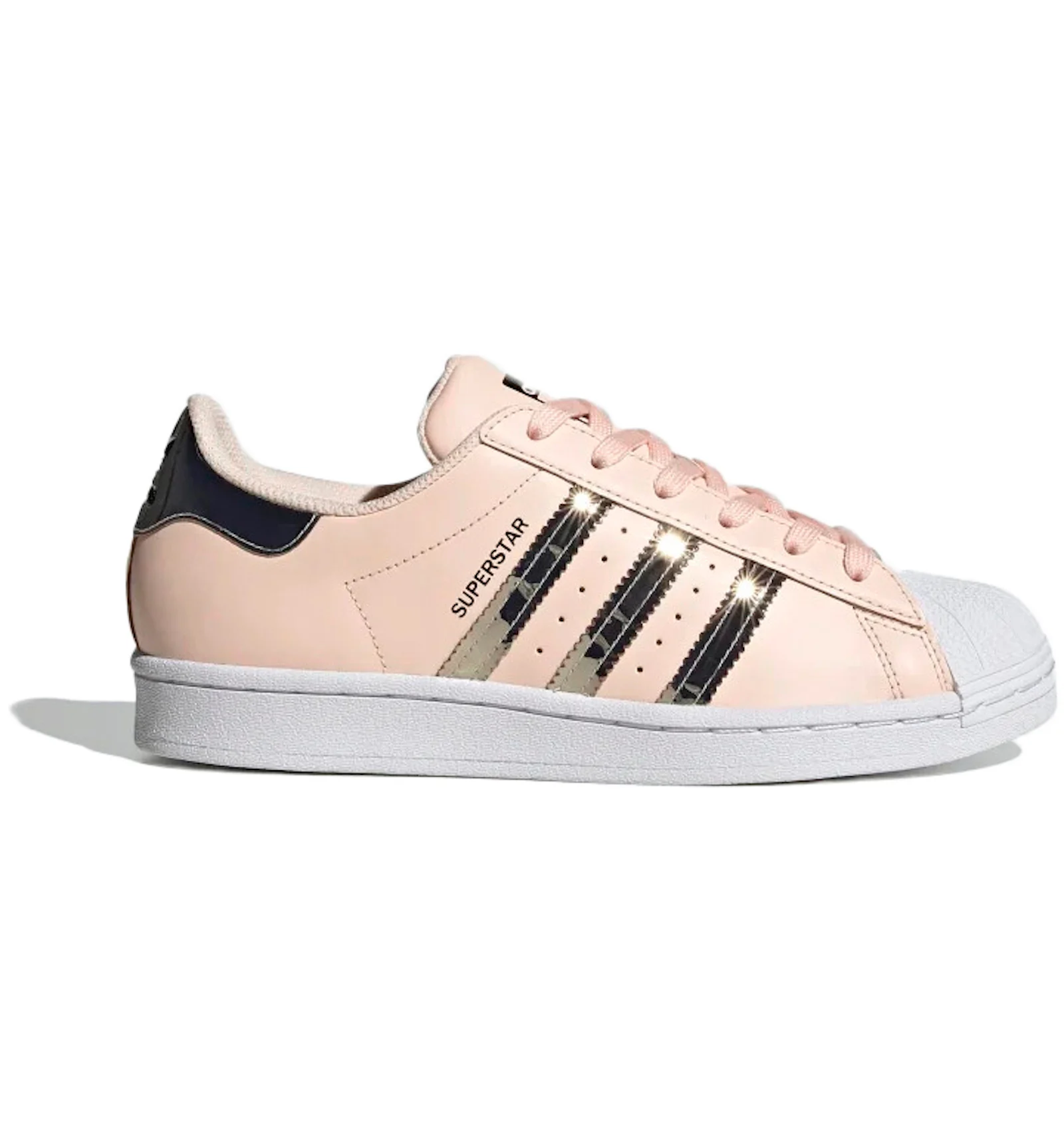 Superstar metallic dames prijs Clearance
