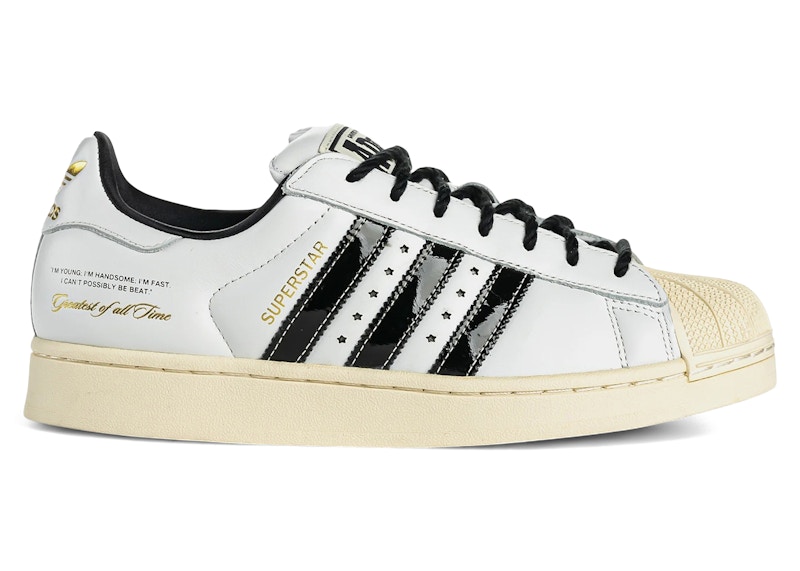 Men's Adidas Superstar Muhammad Ali Sneakers in Cloud White/Core Black