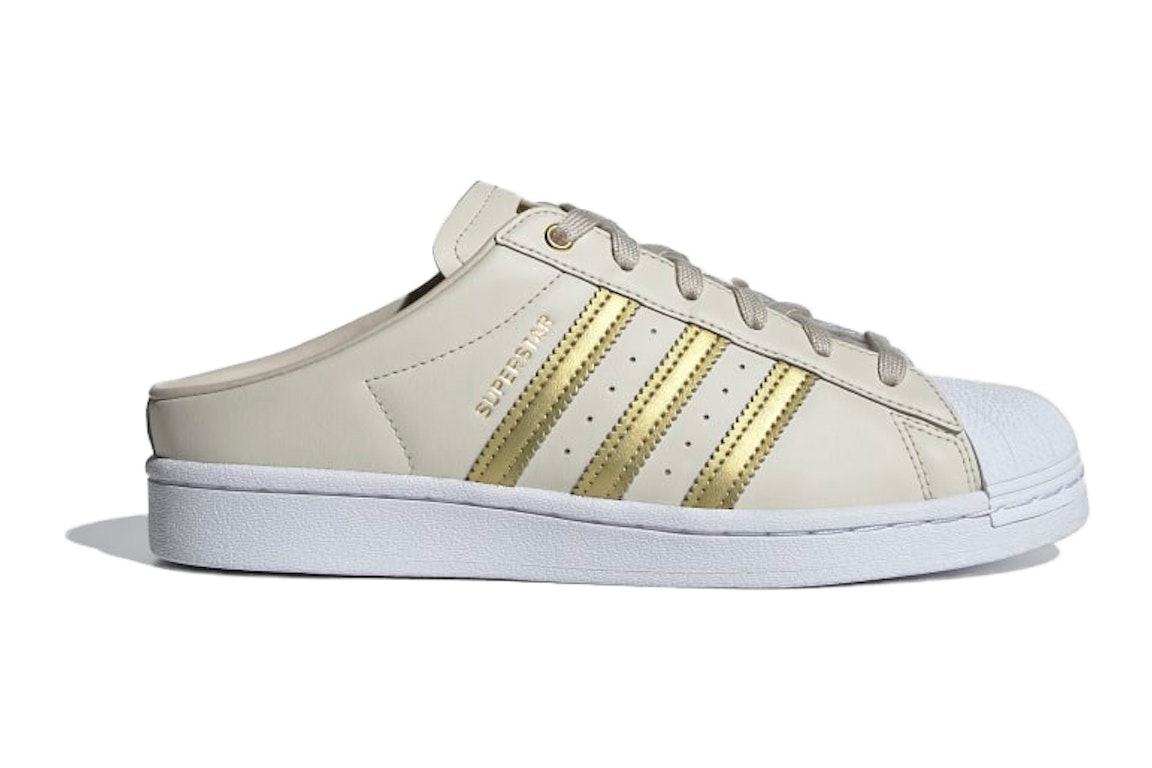 Pre-owned Adidas Originals Adidas Superstar Mule Bliss Gold Metallic (women's) In Bliss/gold Metallic/cloud White