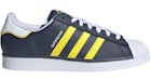 adidas Superstar Night Indigoblau Gelb Cloud Weiß