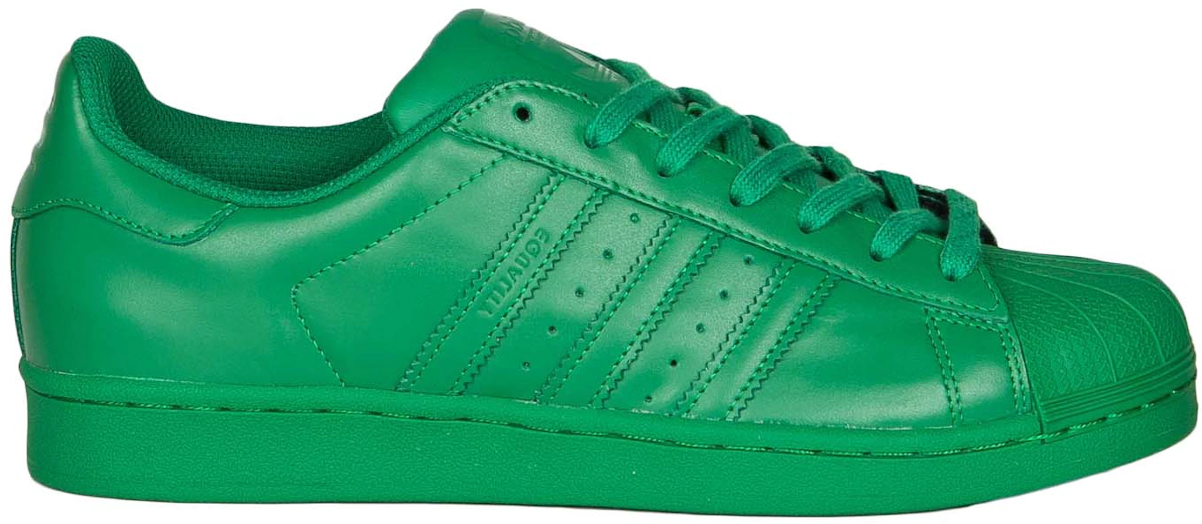 adidas Superstar Pharell Supercolor Pack Green S83389 - US