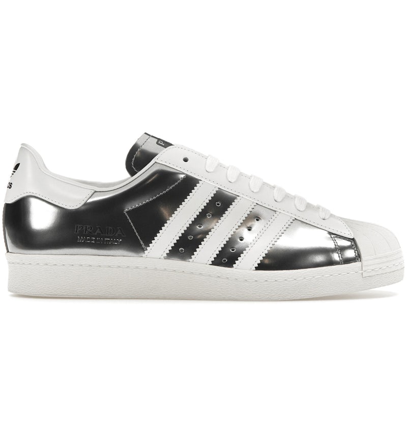adidas Superstar Prada Silver Men's FX4546/2EG321-3L97-F0Q9W US