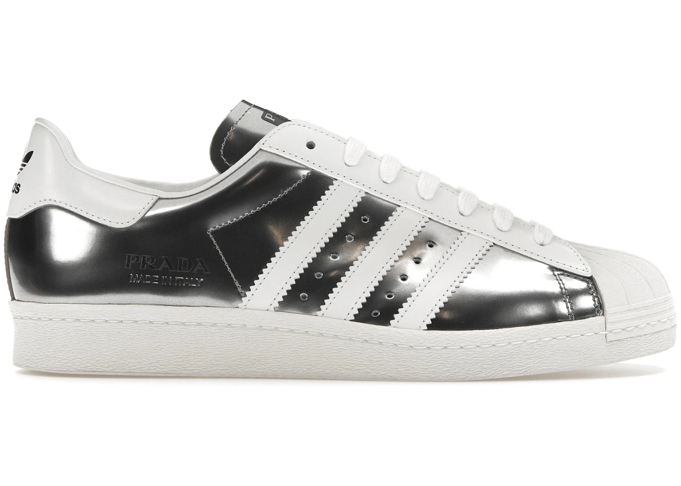 adidas Superstar Prada Silver Men's FX4546/2EG321-3L97-F0Q9W US