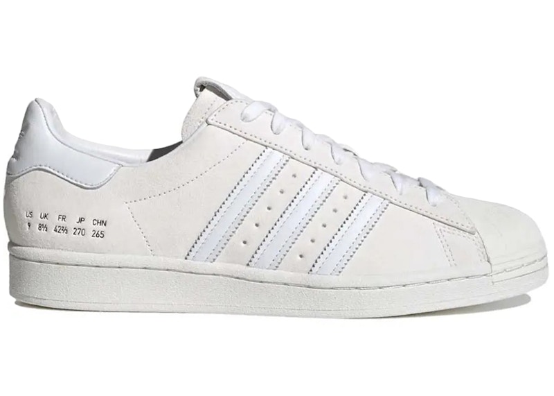 Adidas superstar white tag hotsell