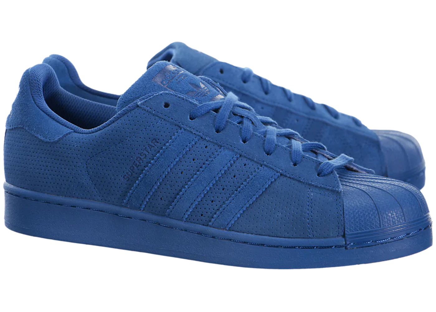 Adidas Originals Superstar Adidas Superstar All Blue Suede Adidas
