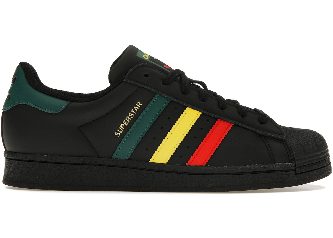 adidas Superstar Rasta Negro Hombre IH3121 US - Main Image