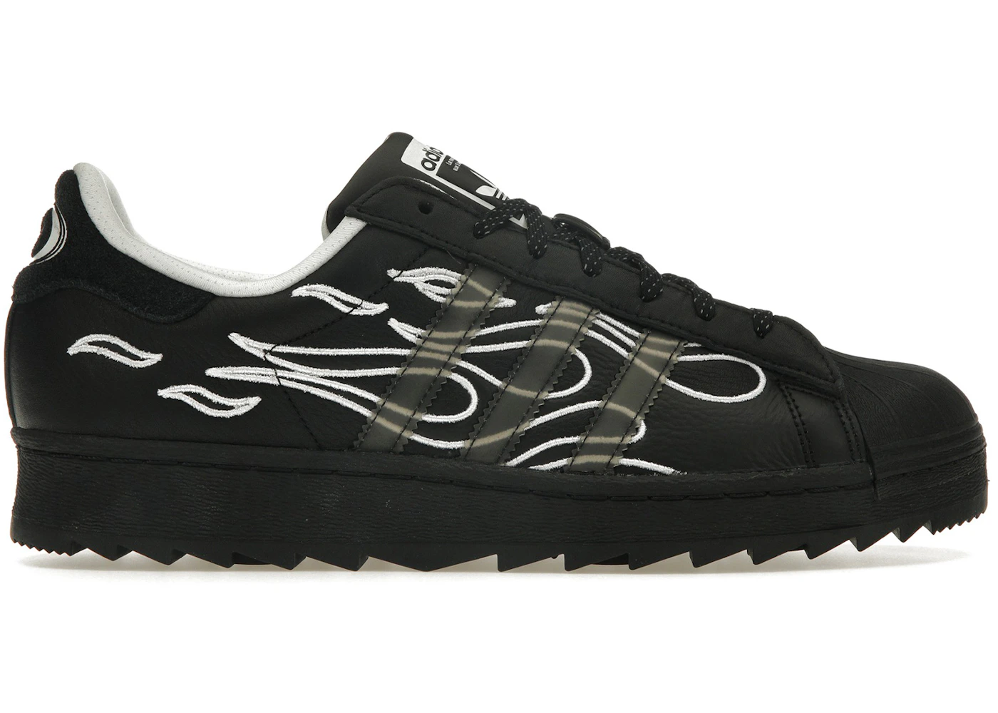 adidas Superstar Ripple No Sleep Rave Club Core Black Men's - ID2176 - US adidas Superstar Ripple No Sleep Rave Club Core Black Men's - ID2176 - US