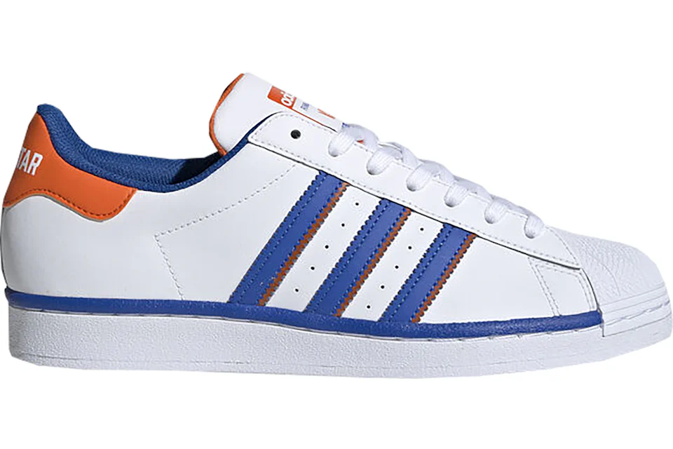 Superstar 2 white collegiate red royal blue hot sale