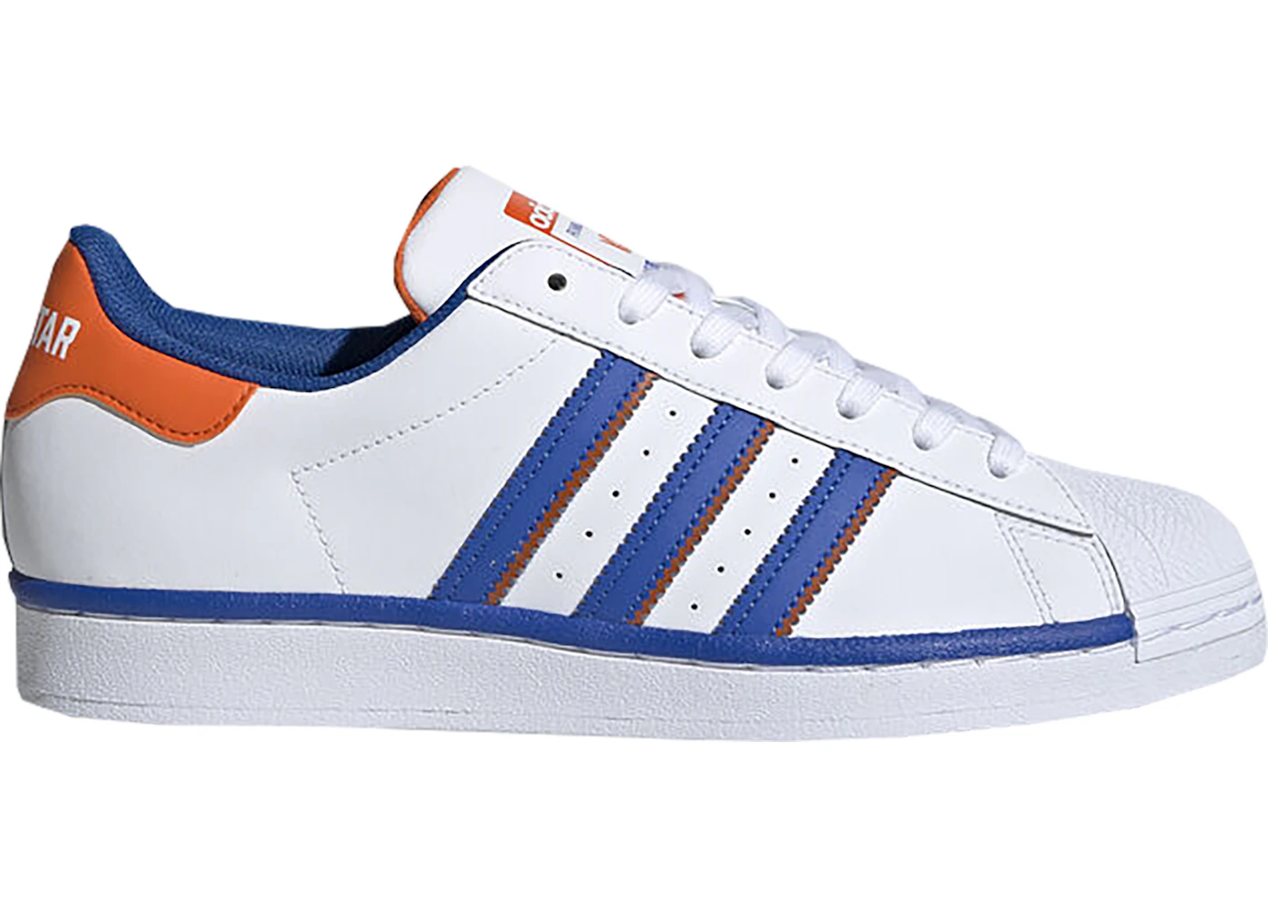 Mens adidas blue superstar east river rivalry trainers hot sale
