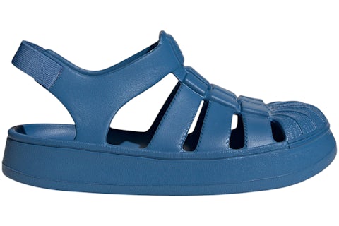adidas Superstar Sandals Focus Blue (PS) - JI2800 - US adidas Superstar Sandals Focus Blue (PS) - JI2800 - US