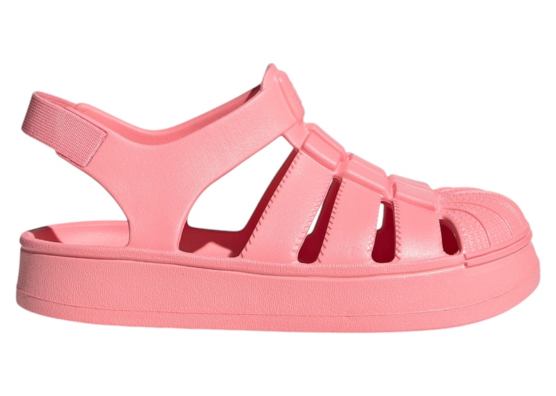 Pre-owned Adidas Originals Superstar Sandals Sneakers In Semi Pink Spark