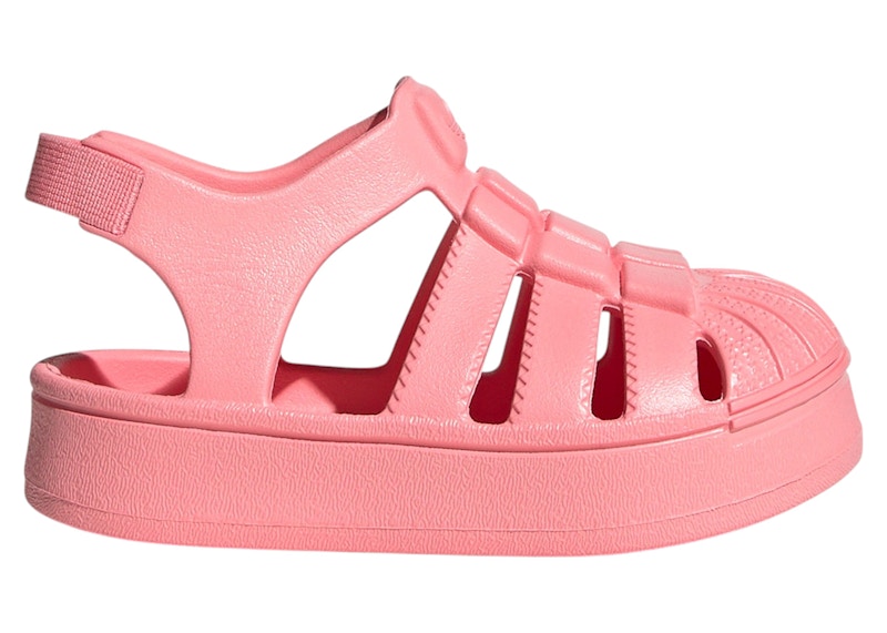 Pre-owned Adidas Originals Superstar Sandals Sneakers In Semi Pink Spark