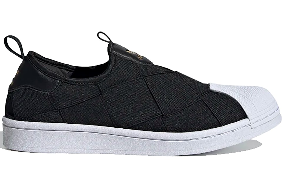 adidas Superstar Slip On Core Black Cloud White Pink Women s