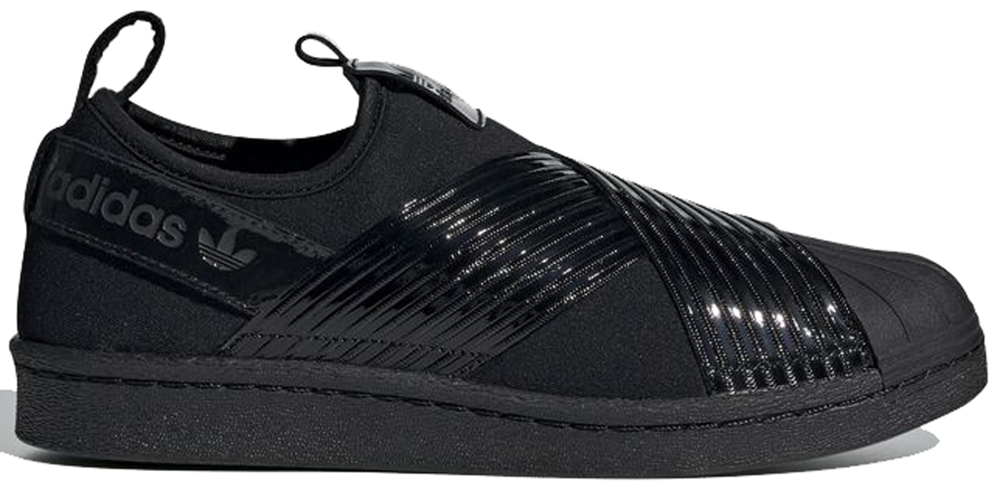 adidas Superstar Slip-On Triple Black (W) - BD8055