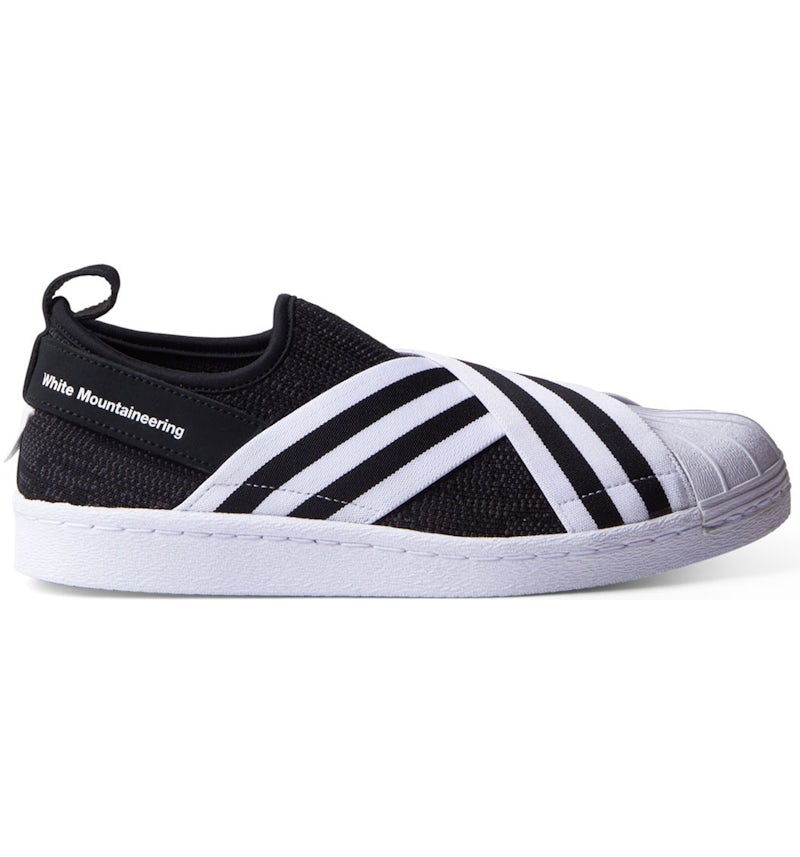 adidas Superstar Slip On White Mountaineering Black Men s BY2880 US