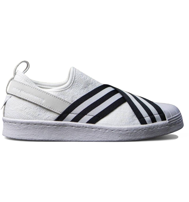 adidas Superstar Slip-On White Mountaineering White Black Men's - BY2881 - US adidas Superstar Slip-On White Mountaineering White Black Men's - BY2881 - US