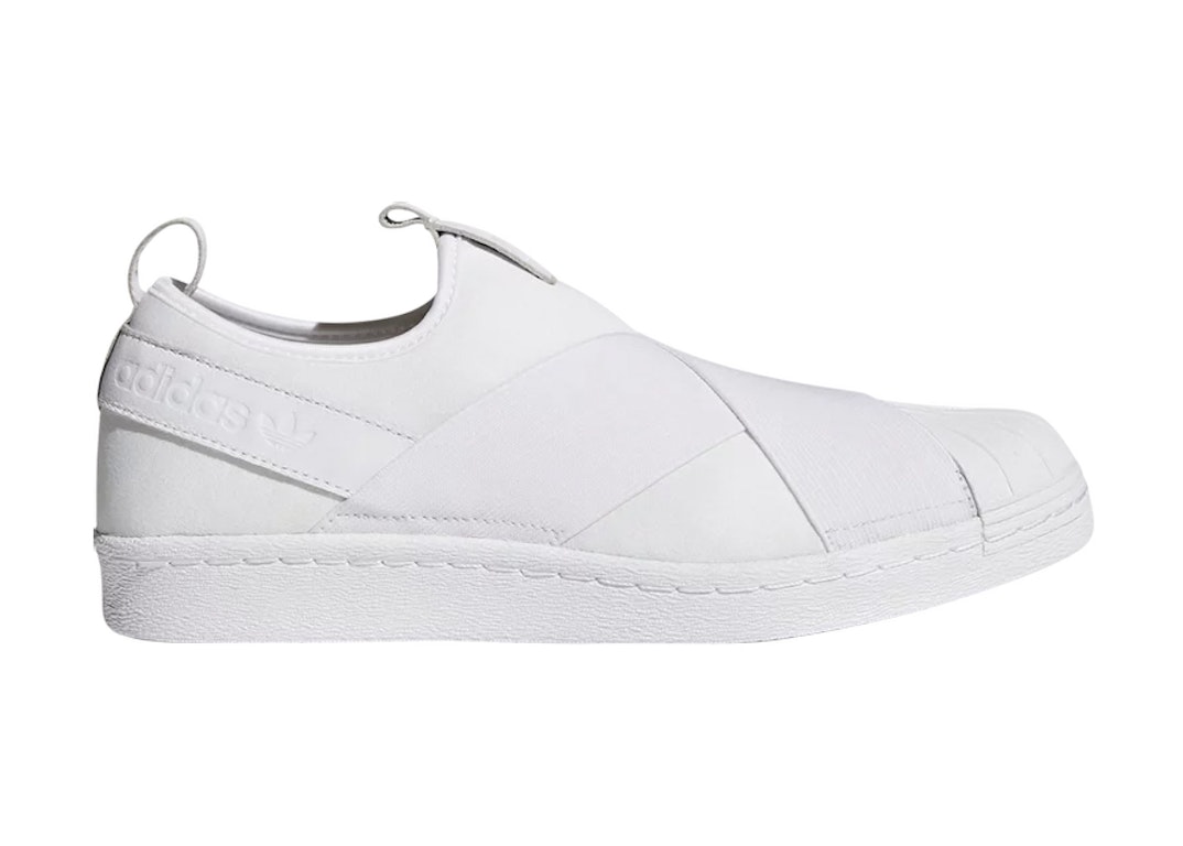 Pre-owned Adidas Originals Adidas Superstar Slip-on White In Cloud White/cloud White