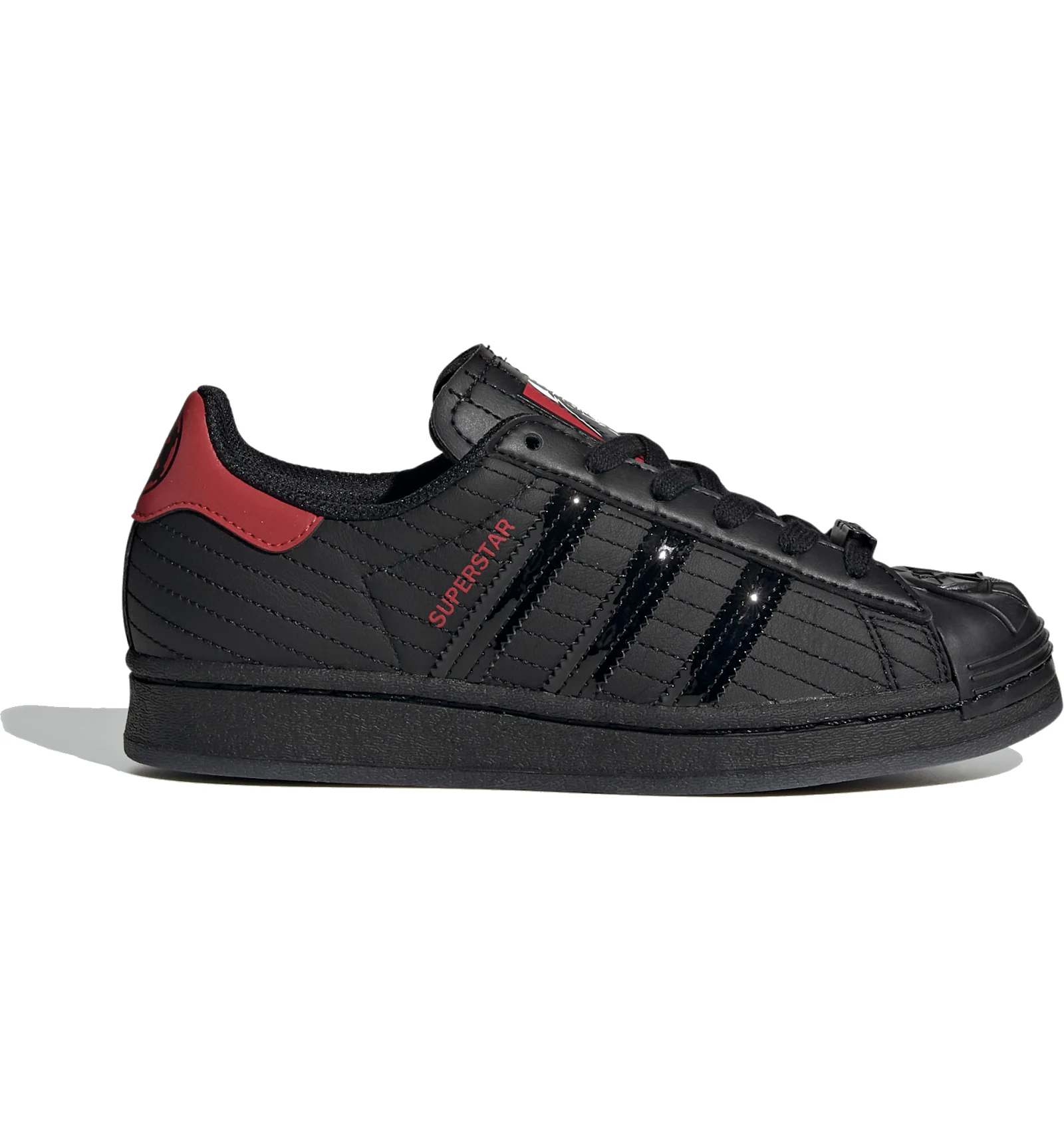 Adidas superstar black gs Outlet