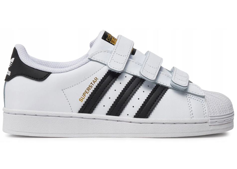 adidas Superstar Strap Cloud White Core Black (PS) キッズ - EF4838 