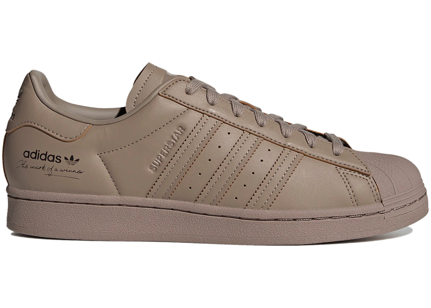adidas Superstar The Mark of a Winner Chalky Brown Men's - GY9641 - US