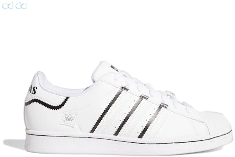 adidas Superstar Rayas Finas Blanco/Negro Hombre GV7186 MX