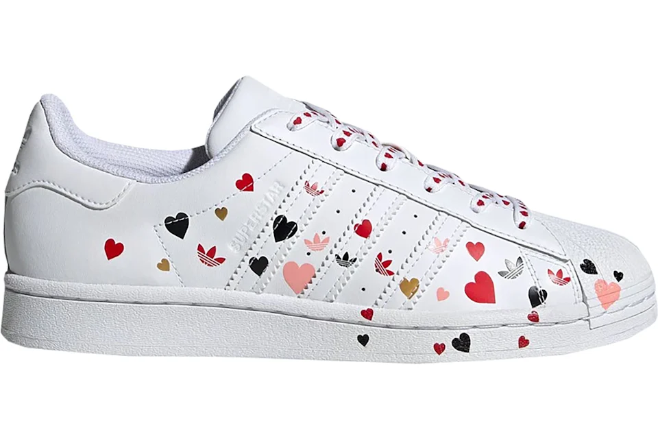 Adidas superstar best sale valentine