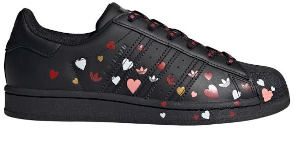 adidas Superstar Valentine's Day Black (Women's) - FV3288 - US