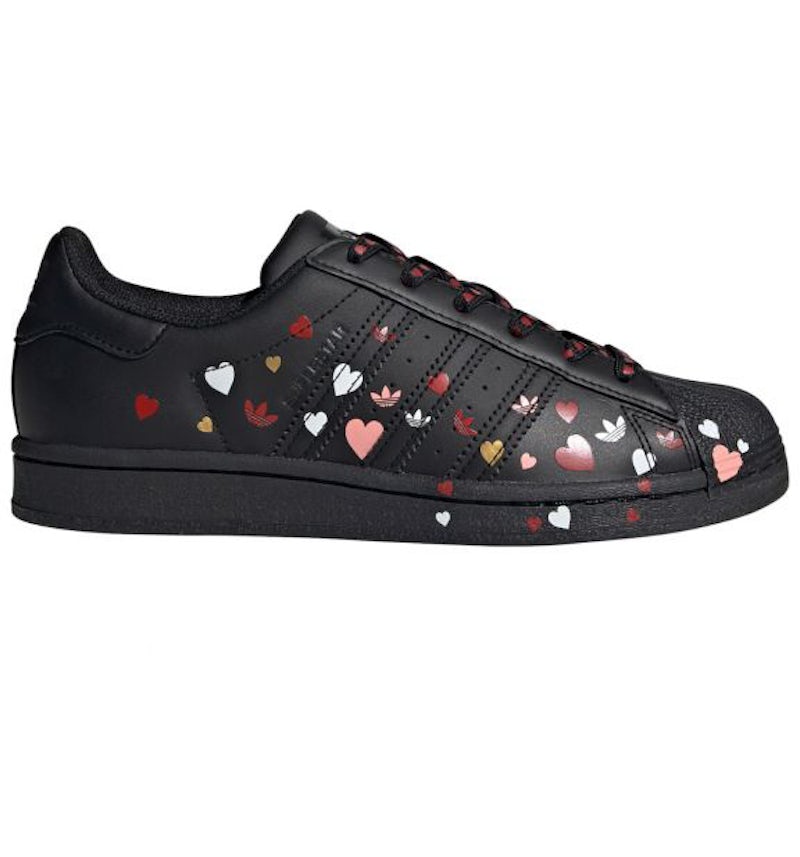 adidas Superstar Valentine's Day Black (Women's) - FV3288 - US adidas Superstar Valentine's Day Black (Women's) - FV3288 - US
